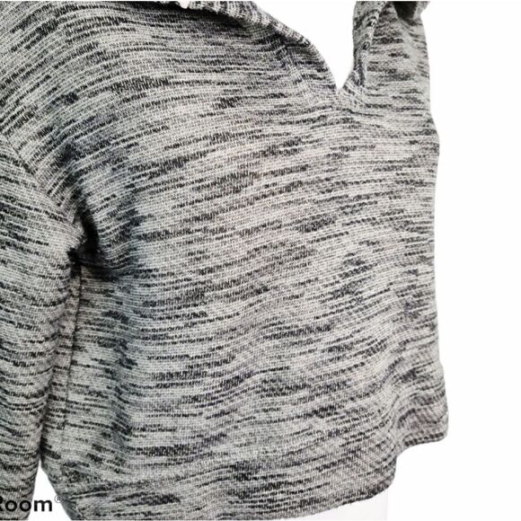 Anthropologie Saturday Sunday Cropped Tweed Hoodie - Picture 8 of 16